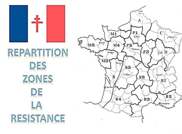 zones de la résistance française